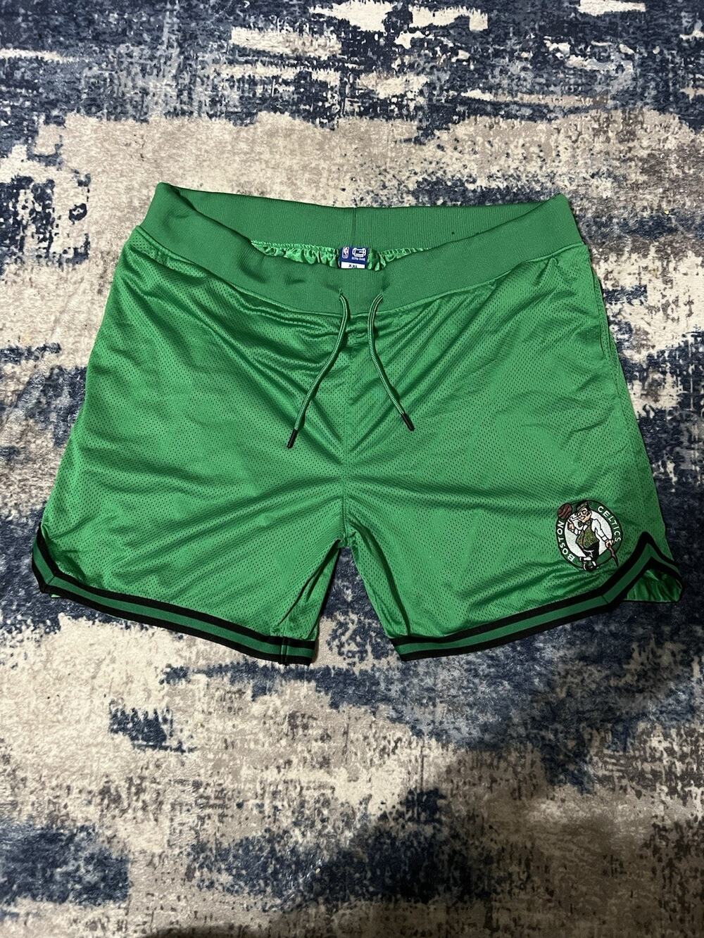 Size 2XL- Boston Celtics NBA Ultra Game Mesh At The Knee Basketball Shorts Green